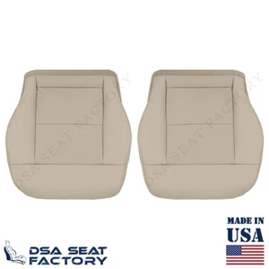 Passend für Mercedes-Benz E-Klasse 2009-2016 Vorne Unten Sitzbezüge W212 - Leder Beige - Bild 1 von 15