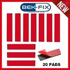 NUMBER PLATE DOUBLE SIDED STICKY PADS ADHESIVE TAPE STRIPS LICENSE PLATE HOLDERS