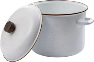 Barebones Living Stock Pot Hand-Finished Baked Stainless Trim Creating - CKW-395 - Picture 1 of 4