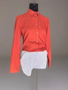 Top Hussein Chalayan Aspecto Envejecido, Color Óxido. Italia.Talla 40 ajuste pequeño/forma - Imagen 1 de 11