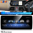 Android Car Gps 12.3'' 2G+32Gb Radio Video For Benz E Class Coupe 2010-2015 Rhd