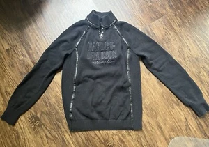 Harley Davidson Black Long Sleeve Sweater Woman's Small - Picture 1 of 8