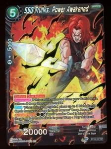 SSG Trunks, Power Awakened BT16-107 SR Foil Dragon Ball Super Juego de Cartas Casi Nuevo - Imagen 1 de 2