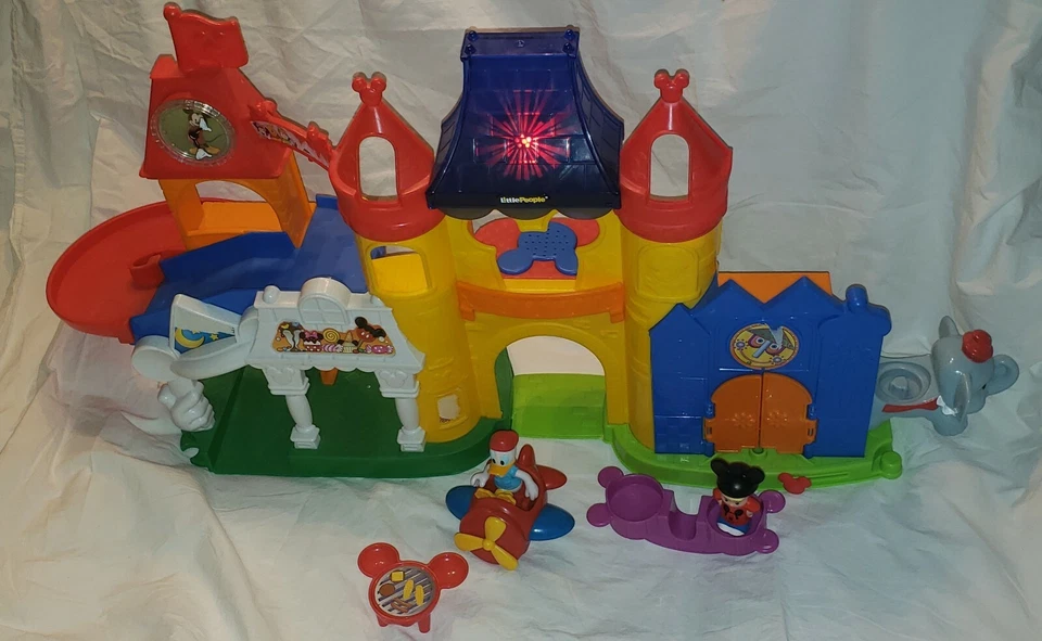 Little People Magic of Disney at Magic Kingdom Figures Airplane Fisher Price - Image 1 of 4