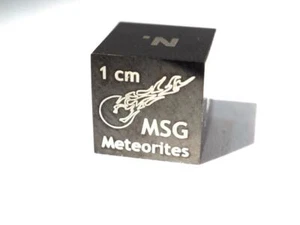 MSG-Meteoritos carburo de tungsteno cubo escala centimétrica para fotografía de meteoritos - Imagen 1 de 6