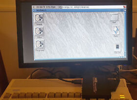 Commodore Amiga RGB Video converter/adaptor & cable for HDMI/DVI input displays