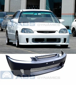 FIT 99-00 Honda Civic 2DR BYS STYLE FRONT BUMPER COVER PP REPLACMENET UNPAINT - Picture 1 of 1