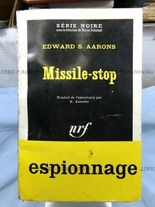 MISSILE-STOP, EDWARD S. AARONS, ÉDITIONS NRF GALLIMARD, SÉRIE NOIRE N°861, 1964 - Bild 1 von 10