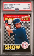 Derek Jeter 1995 Upper Deck Minor League Road to the Show #165 PSA 5 HOF NYY