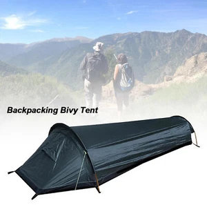Lightweight Single Person Tent Backpacking Outdoor Camping Sleeping Bag Tent - Picture 1 of 10