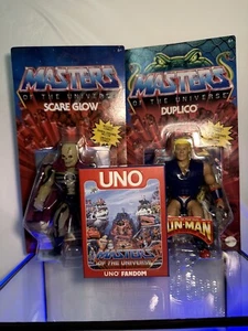 Master of the Universe Origins Set Scare Glow & Duplico & Uno Fandom EMBALAJE ORIGINAL❗️RAR❗️ - Imagen 1 de 7