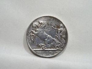 MONNAIE PIECE ITALIE 10 LIRE 1929 R VICTOR EMMANUEL III ARGENT SILVER COIN - Picture 1 of 4