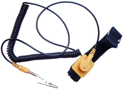 Antistatic Wristband Cuff Grounding Band ESD Protection - Image 1 of 3