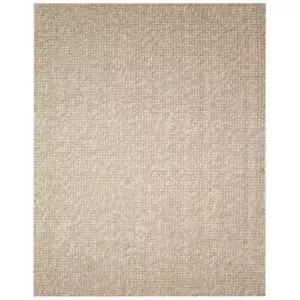 Anji Mountain Area Rugs 4'x6' High Pile Rectangle Wool+Jute Zatar Beige+Tan - Picture 1 of 2