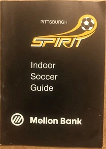 Vintage 1982/83 Ptttsburgh Spirit Indoor Soccer Guide Pocket Schedule MISL - Picture 1 of 4
