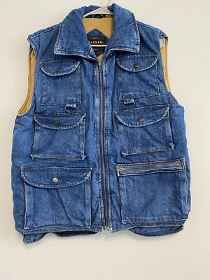 Chaleco de mezclilla Atlantic Traders multi bolsillo—grande Foto 1 de 4