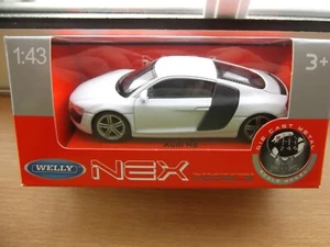 WELLY - AUDI R8           WHITE 1/43 APROX *NEW* - Picture 1 of 10
