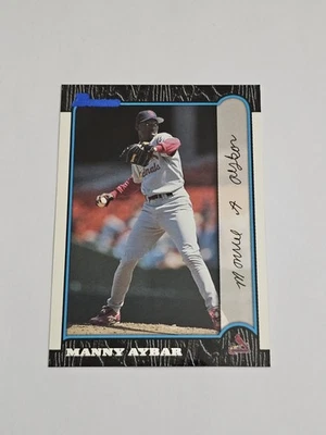 1999 Bowman Manny Aybar #83 St. Louis Cardinals Baseball Card - Image 1 of 2
