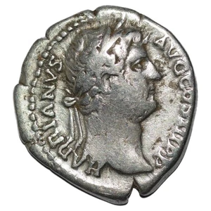 Hadrian 117-138AD AR Denarius. Roma Felix - Imagen 1 de 3