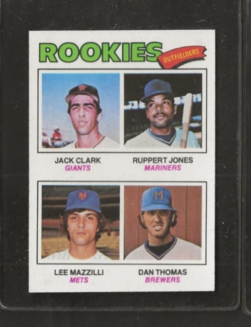Topps Baseball 1977 #488 Jack Clark RC como nuevo conjunto descanso Foto 1 de 1