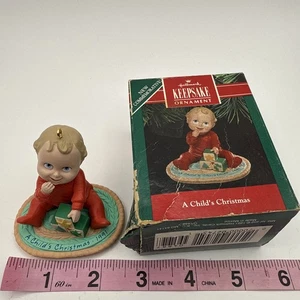 Hallmark Ornament 1991 A Child's Christmas - Picture 1 of 15
