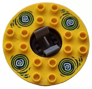 Lego Ninjago Spinner gelb Hypnotic Strudel ohne Gleitstein Set 9456 9579 - Bild 1 von 1