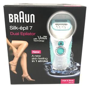 Braun Silk-épil 7 Ladies Epilator & Shaver Wet & Dry 7891 WD for Legs Body NEW 