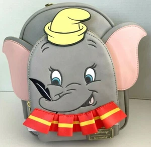 DISNEY DUMBO EXCLUSIVE 80TH ANNIVERSARY COSPLAY LOUNGEFLY MINI BACKPACK NEW - Picture 1 of 7