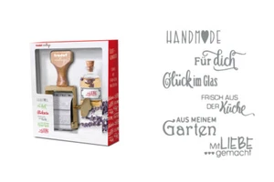 Trodat Vintage DIY Stempel - Handmade Selbstgemachtes - Keks Backen Küche Liebe - Bild 1 von 3