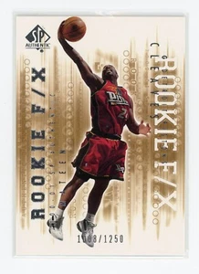 2000-01 SP Authentic Mateen Cleaves Rookie Card #104 SN 1008/1250 - Picture 1 of 2