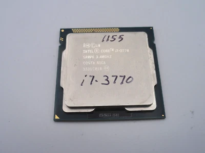 Intel Core i7-3770 4 Cores 8 Threads 3.4GHz LGA 1155 CPU - Image 1 of 2
