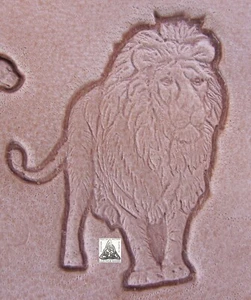 Afrikanisches Tier Löwe 1 Zoll Leder Stempel Werkzeug Lederbearbeitung Schnitzerei - Bild 1 von 2