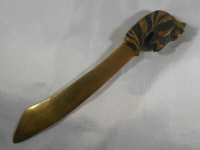 COUPE PAPIER / OUVRE LETTRE DECOR CHEVAL " EN BRONZE ? - Photo 1/4