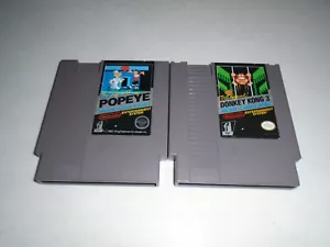 Popeye 5-Screw & Donkey Kong 3 Arcade Classics Series ☆☆ Authentic Nintendo NES - Picture 1 of 4