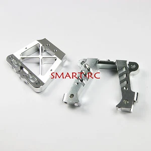 Silver Front Rear Bulkhead for 1/5 HPI Rovan King Motor Baja 5B SS 5T Buggy - Picture 1 of 2