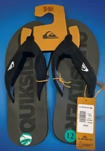 NWT! Men's QUIKSILVER Quilted Black Streamline Size 12 - Picture 1 of 3
