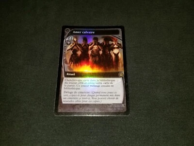 MTG 1x Future Sight black rare LP French FOIL Bitter Ordeal - ships w/ tracking - Image 1 of 2