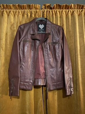 Faux  Leather Jacket - Image 1 of 4