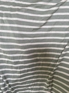 Striped Fabric Rayon Spandex Jersey Stretchy Soft Light Green Color - Picture 1 of 5