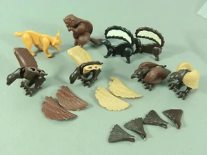 STECKTIERE: Tiere Nordamerikas 1991 - Komplettsatz + beide Adler braun + Stinkt. - Bild 1 von 1