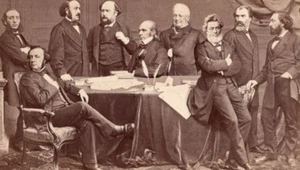 Deputation of Paris old Appert Mosaic CDV Photo 1869 - Picture 1 of 4