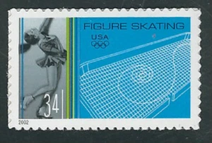 Scott #3555... 34 Cent...Winter Sports...Figure Skating...3 Stamps - Picture 1 of 1