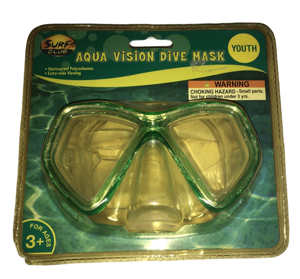 Surf Club Kid's Youth Swimming Swim Mask Ages 3 Pick 1