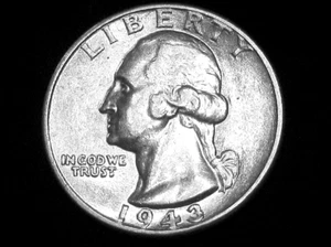 1943 Washington Quarter --- Almost Uncirculated +++ --- Looks BU ! - Picture 1 of 12