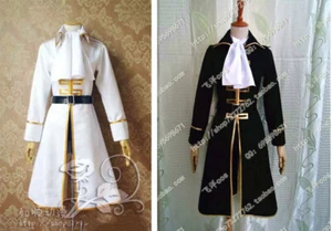 Gintama Silver Soul Imai Nobume Cosplay Costume White Uniform - Picture 1 of 10