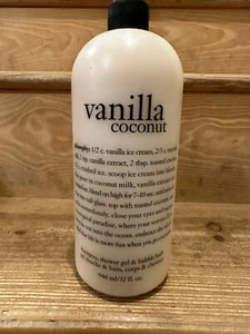 Philosophy 32 ounce Vanilla Coconut NEW - Picture 1 of 2