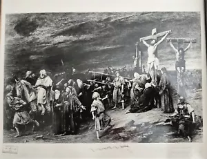 3 Photos of Christ artwork: Crucifixion, Before Pilot, & With Little Children - Picture 1 of 3