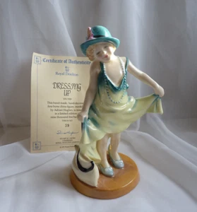 Royal Doulton Figurine “Dressing Up” HN 3300 + Limited Edition Certificate No 59 - Picture 1 of 21