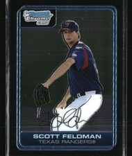 Scott Feldman 2006 Bowman Chrome #BC180  Baseball Card