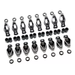 SBC 350 Vortec Chevy Roller Tip Rockers 1.5 Ratio 3/8 w/ Polylocks Self Aligning - Picture 1 of 2